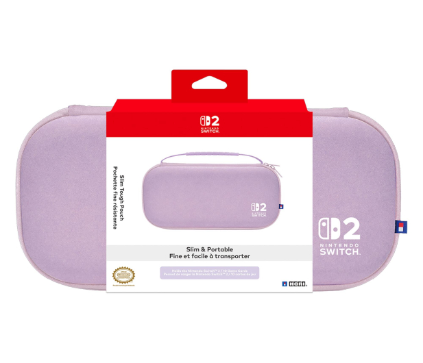 Hori Etui na konsole Slim Tough Pouch - Cozy Lavender (switch 2) - 1471583 - zdjęcie 3